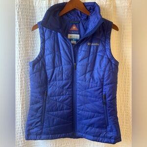 Columbia Women's Blue Quilted Insulated Vest